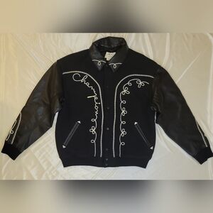 Champion Black Champion X Angelo Baque Bomber Jacket Men